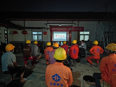 宣城巷口桥项目组织劳务人员观看红色电影《建党伟业》